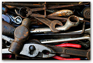 Rusty tools